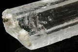 Water-Clear, Selenite Crystal with Hematite Phantom - China #226085-1